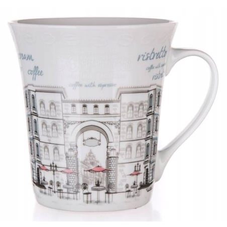 KUBEK NA KAWĘ latte 2szt 350 ml COFFEE herbatę napoje ceramika