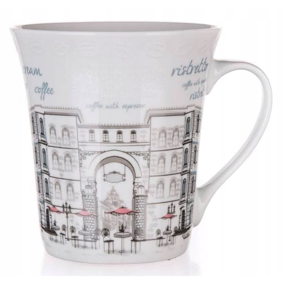 KUBEK NA KAWĘ latte 2szt 350 ml COFFEE herbatę napoje ceramika