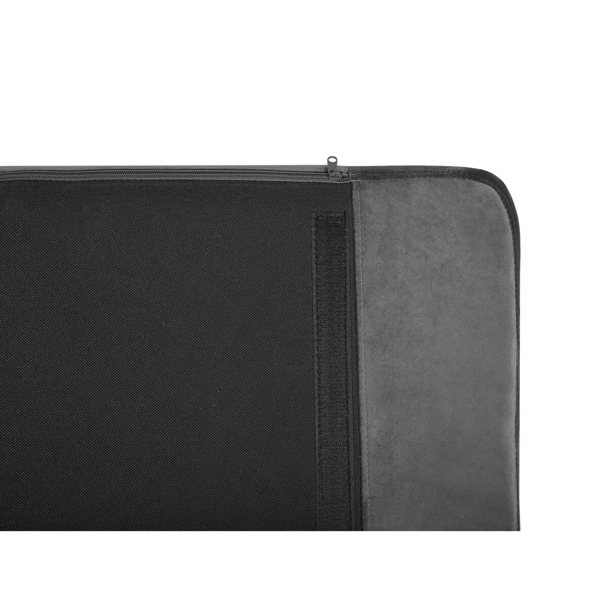 Fotel bujany welurowy szary ARRIE