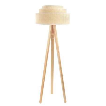 Lampa stojąca BOHO TRI rattan naturalny