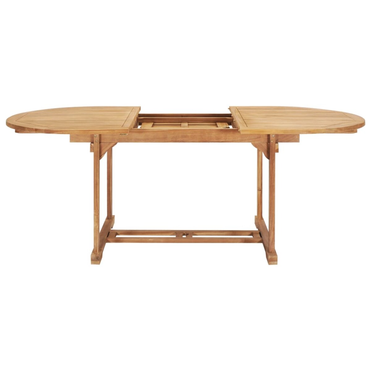 vidaXL Rozkładany stół ogrodowy, 150-200x100x75 cm, lite drewno tekowe