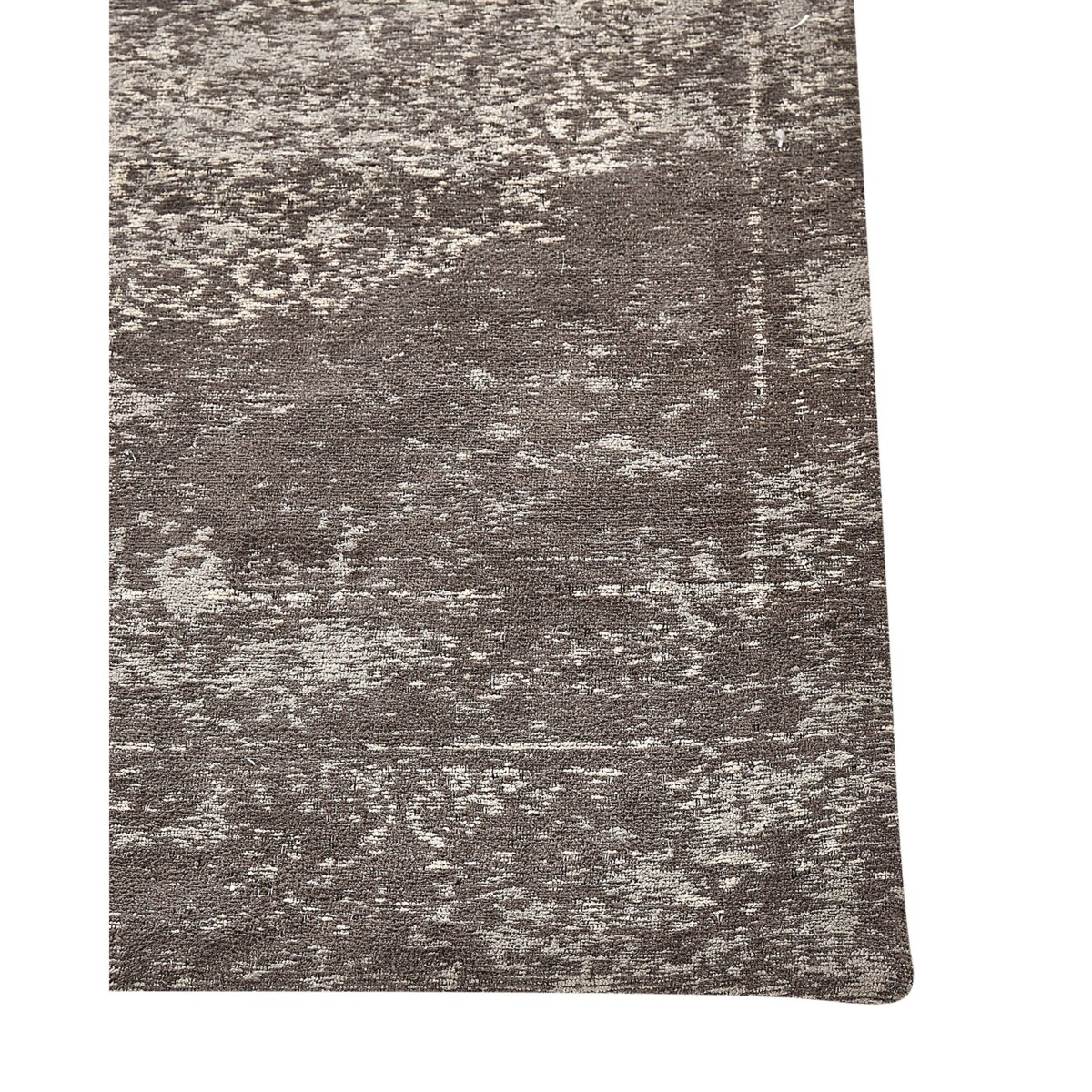 Dywan bawełniany 60 x 180 cm brązowoszary BEYKOZ