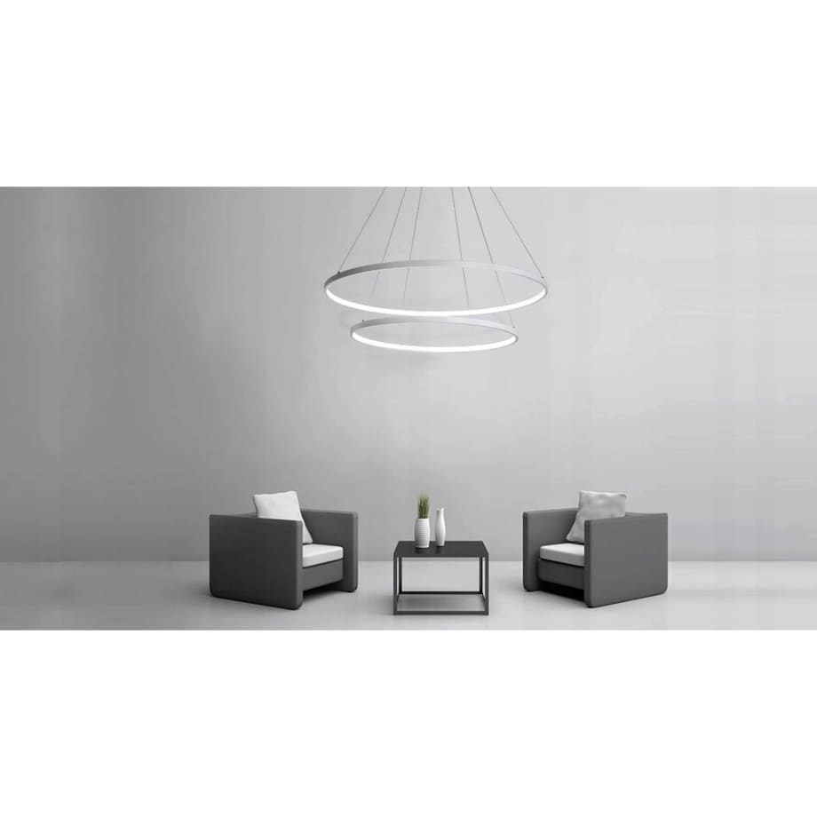 Lampa Wisząca Żyrandol Ring Plafon Pilot Led 40-60