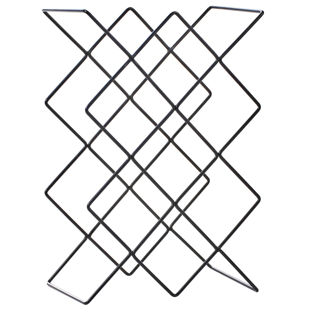 Stojak na wino RATHKEALE Czarny