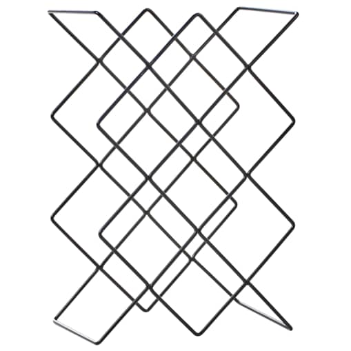 Stojak na wino RATHKEALE Czarny