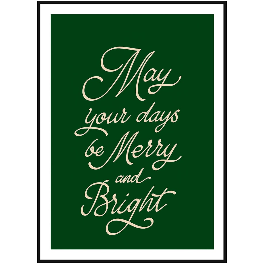 Poster Story, Plakat, Obraz - Merry Your Days, wymiary 60 x 84 cm