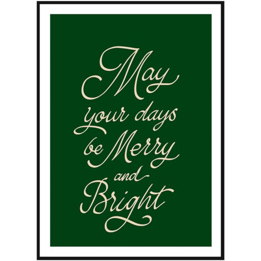 Poster Story, Plakat, Obraz - Merry Your Days, wymiary 60 x 84 cm