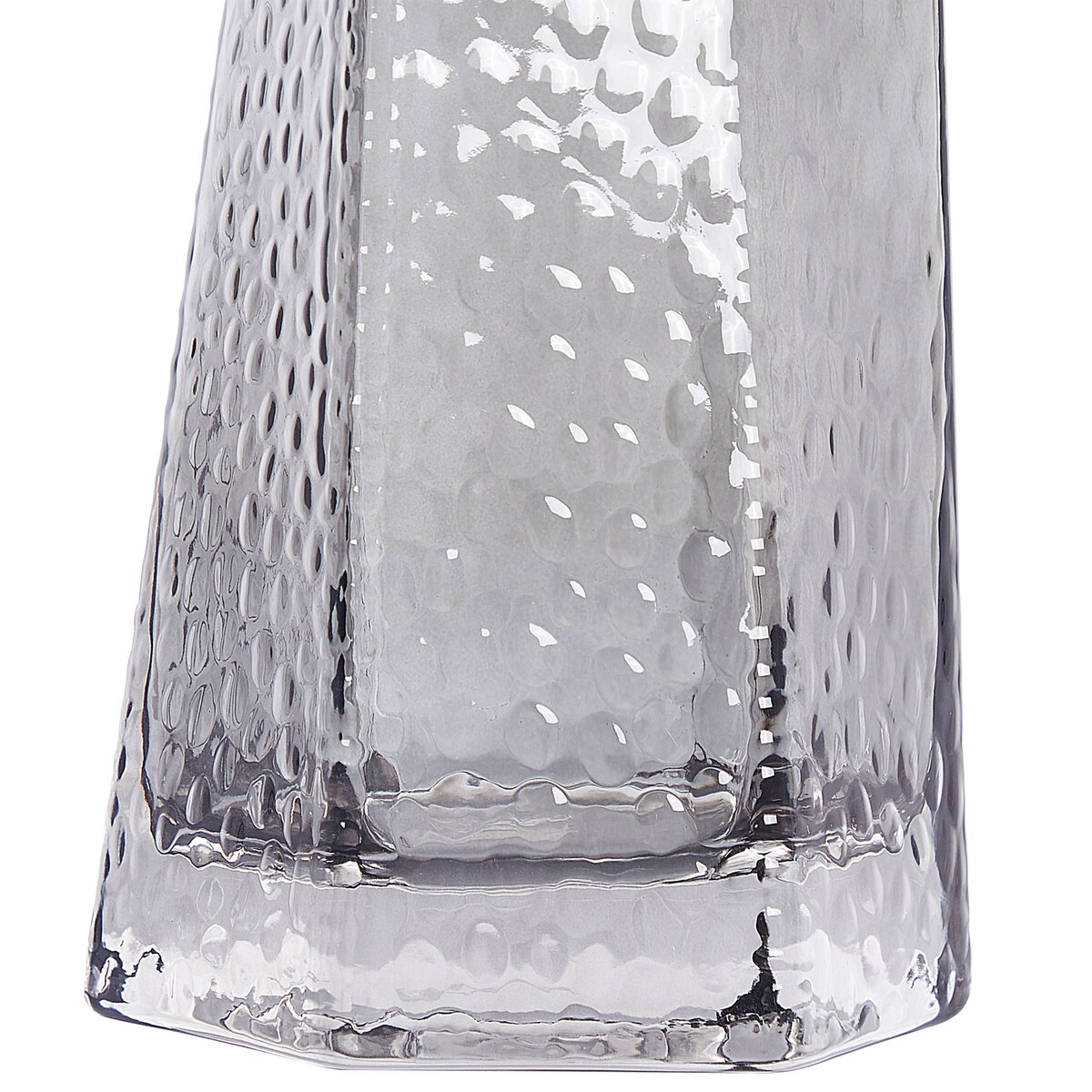 Wazon na kwiaty LILAIA Szkło 27 cm Szary
