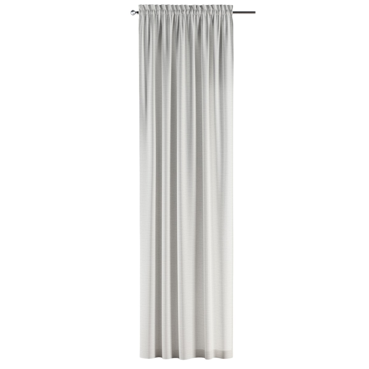 Zasłona na kanale z grzywką 1 szt. 130x245 ecru