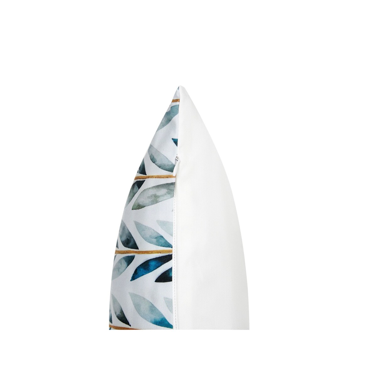 2 poduszki ogrodowe w liście 45 x 45 cm biało-zielone LOANO