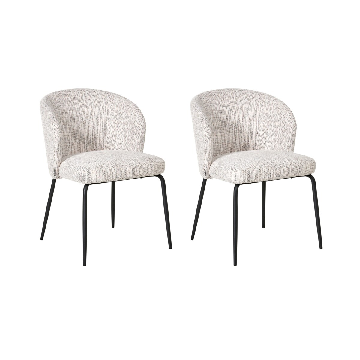 Zestaw 2 krzeseł do jadalni ZANA  Kolorowy