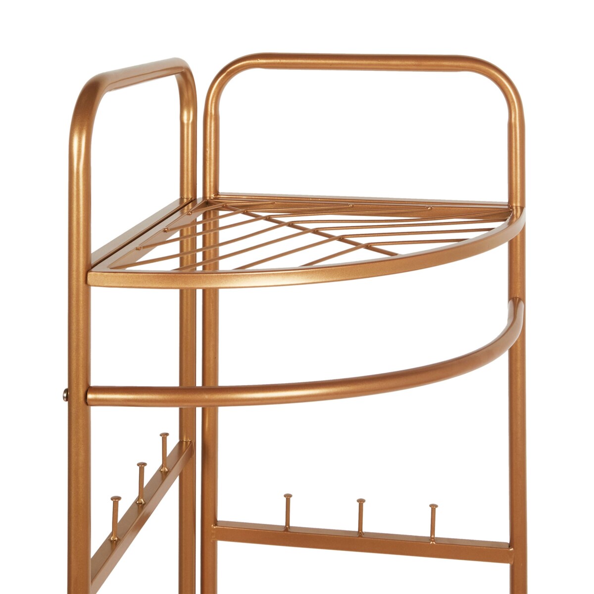 Wieszak stojący złoty LAWTON