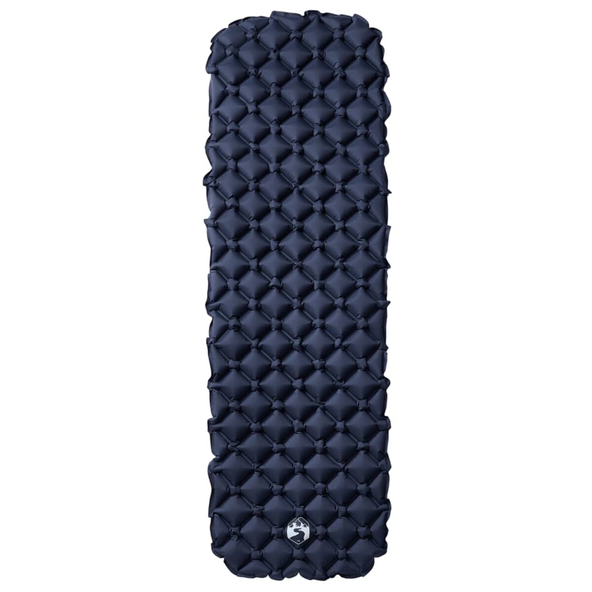 vidaXL Dmuchany materac turystyczny, 1-osobowy, szary, 190x58x6 cm