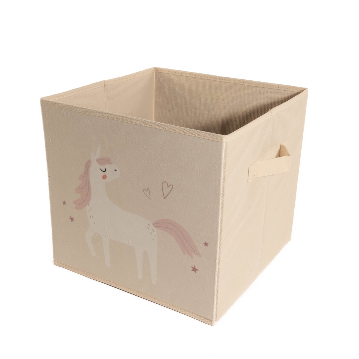 Pojemnik tekstylny na zabawki Jednorożec, 32 x 32 x 30 cm