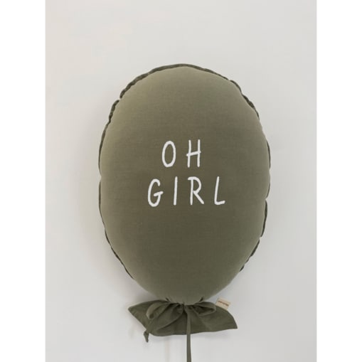 Balon dekoracyjny forest green - OH GIRL, ECRU
