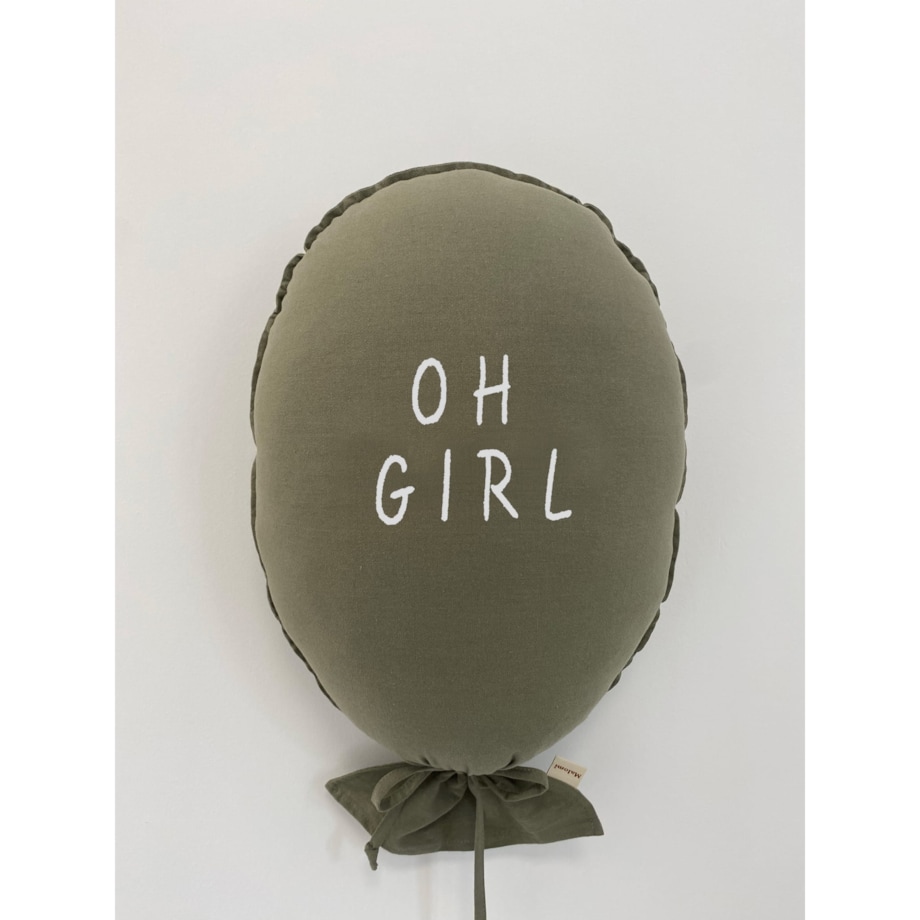 Balon dekoracyjny forest green - OH GIRL, ECRU