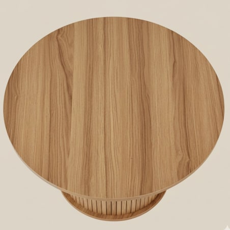 Stolik kawowy ryflowany SCAVA, Ø 70 x 40 cm