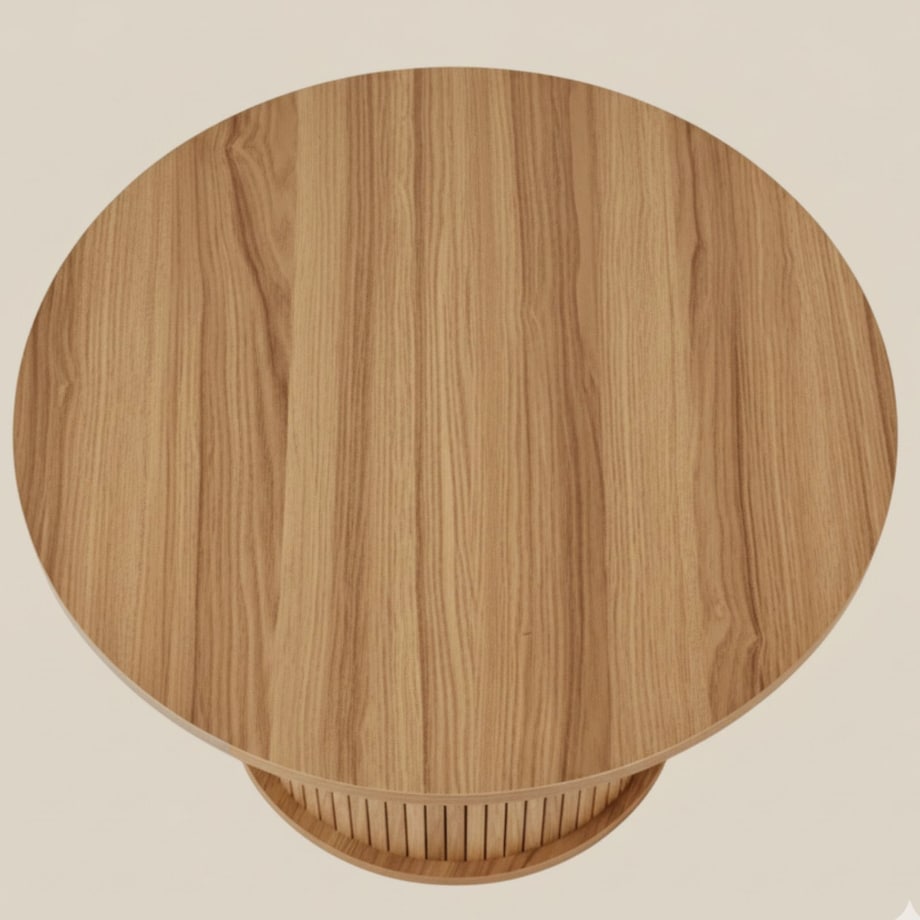 Stolik kawowy ryflowany SCAVA, Ø 70 x 40 cm