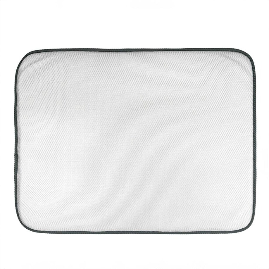 Legowisko dla psa prostokątne S 3D srebrne