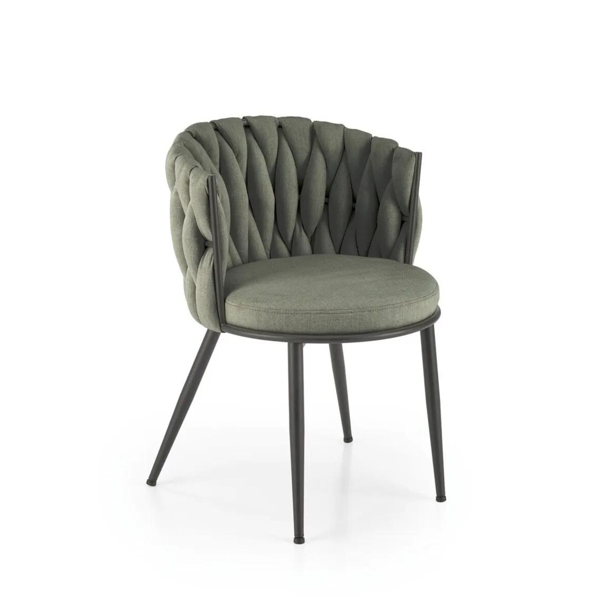 Krzesło tapicerowane K516 oliwkowe