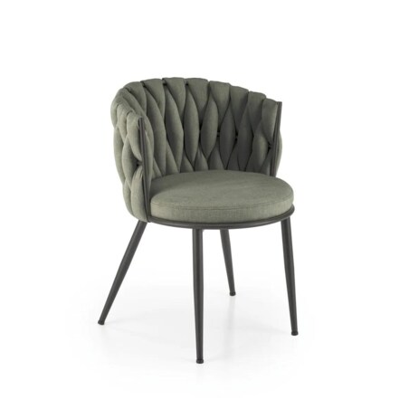 Krzesło tapicerowane K516 oliwkowe