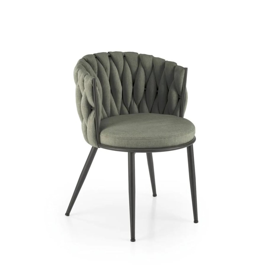 Krzesło tapicerowane K516 oliwkowe