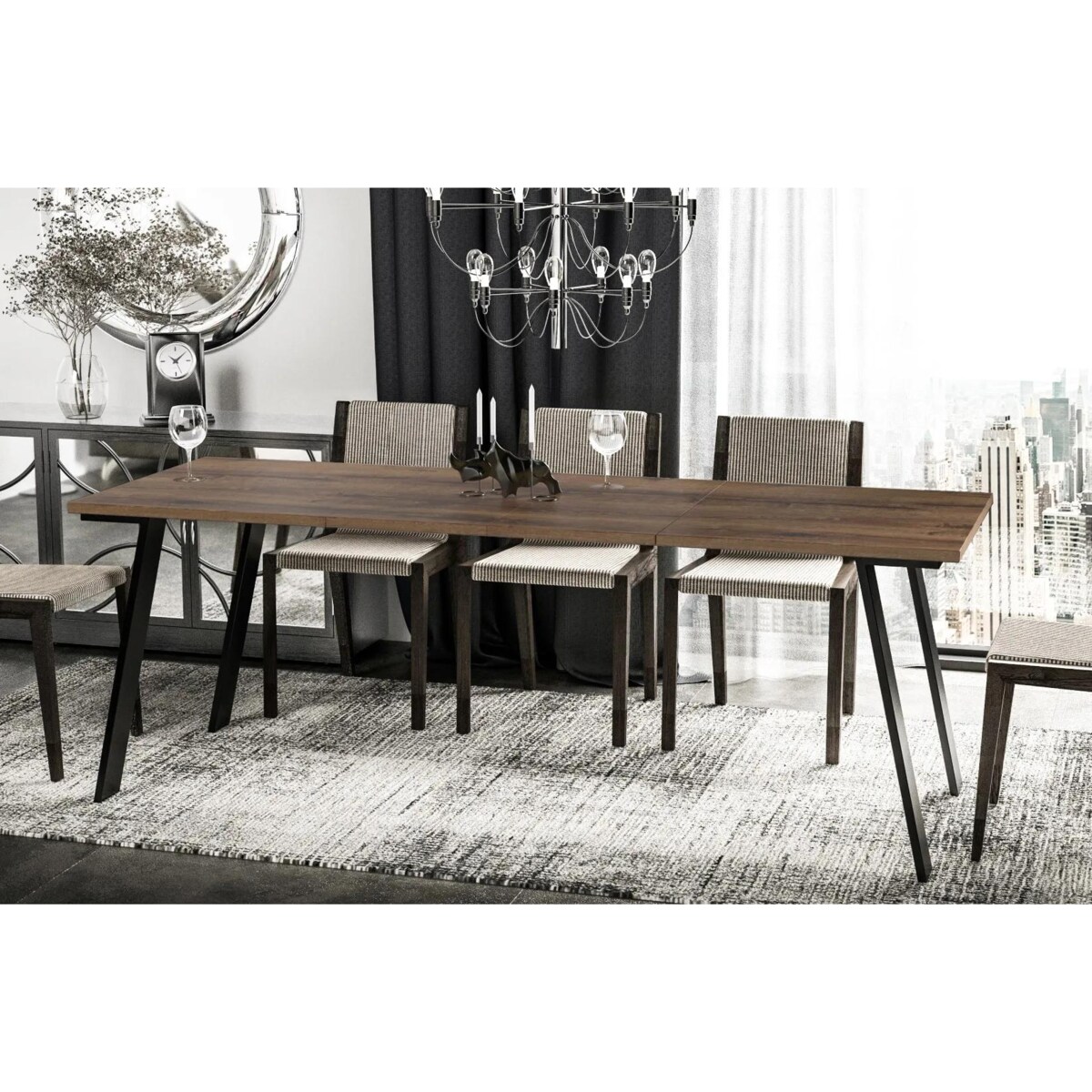 Stół rozkładany LIWIA 130(210)x80 dąb monastery