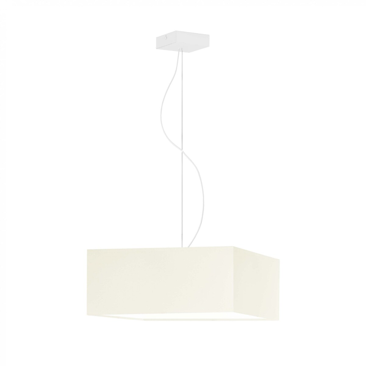 Lampa sufitowa żyrandol lampa wisząca z abażurem kwadrat MOTO