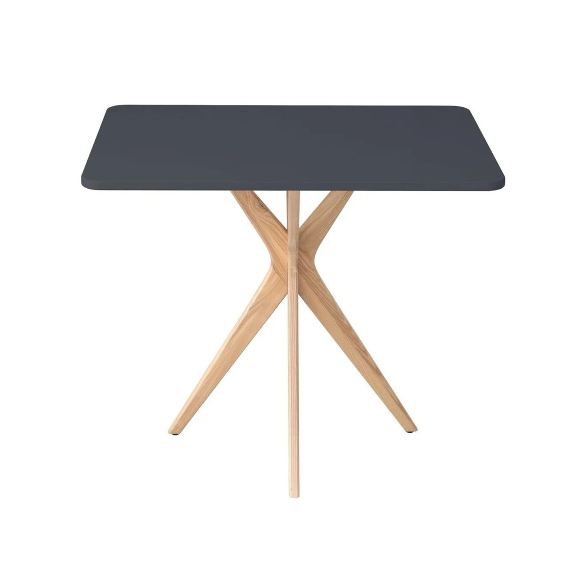Stół CUTTI 55x80 grafitowy/jesion
