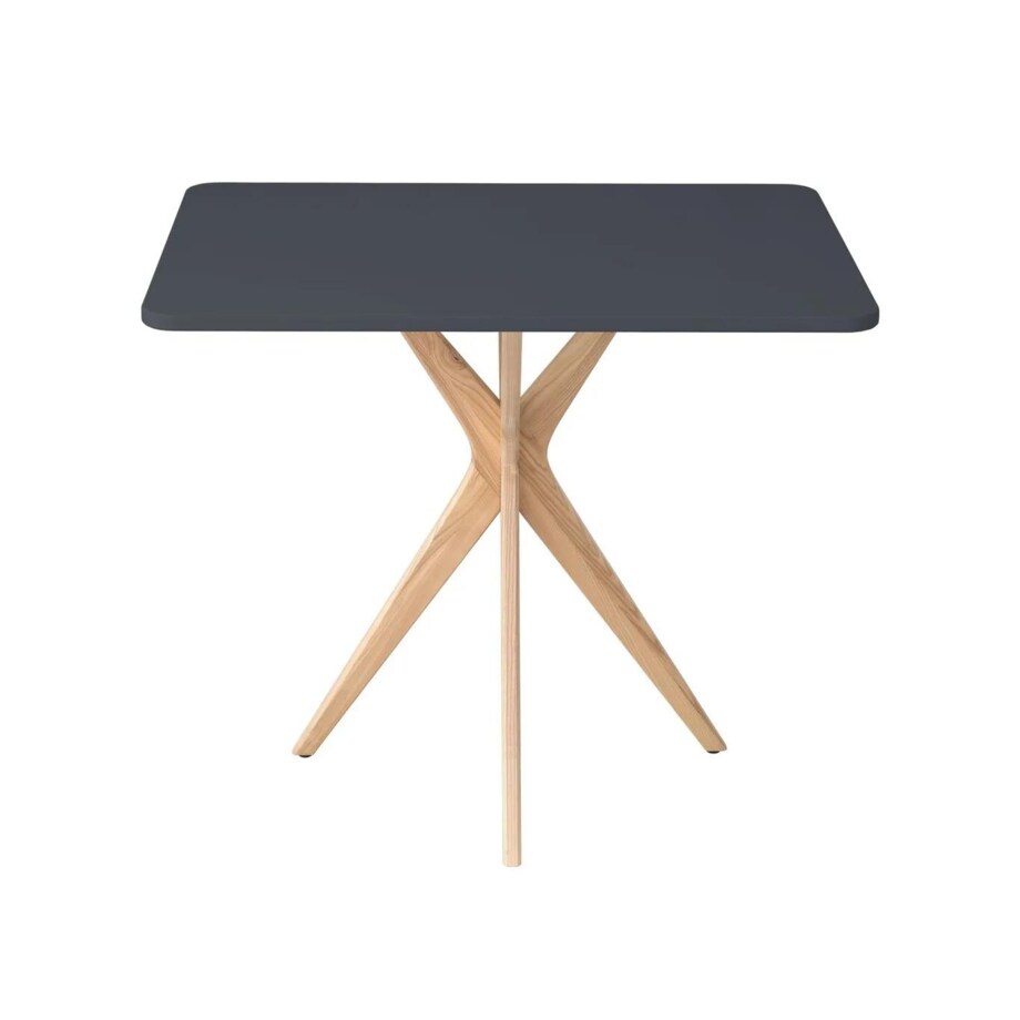 Stół CUTTI 55x80 grafitowy/jesion