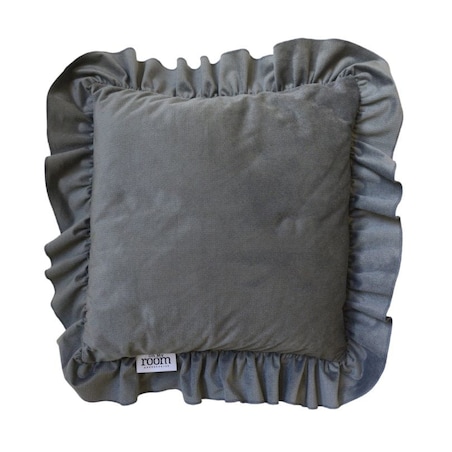 Poszewka Pościel Na Poduszkę Jasiek Z Falbanką 40X40 Grafit