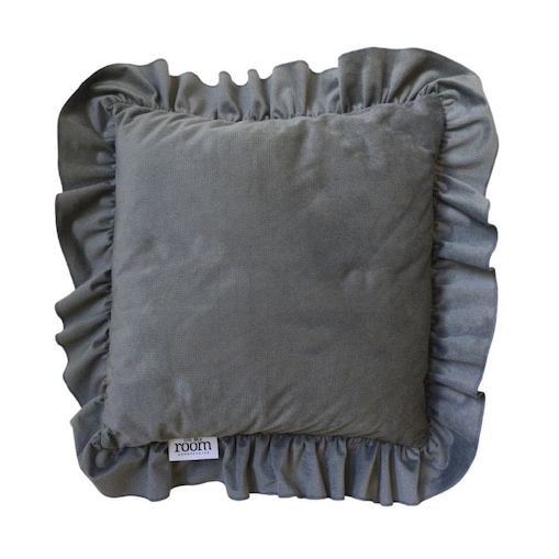 Poszewka Pościel Na Poduszkę Jasiek Z Falbanką 40X40 Grafit