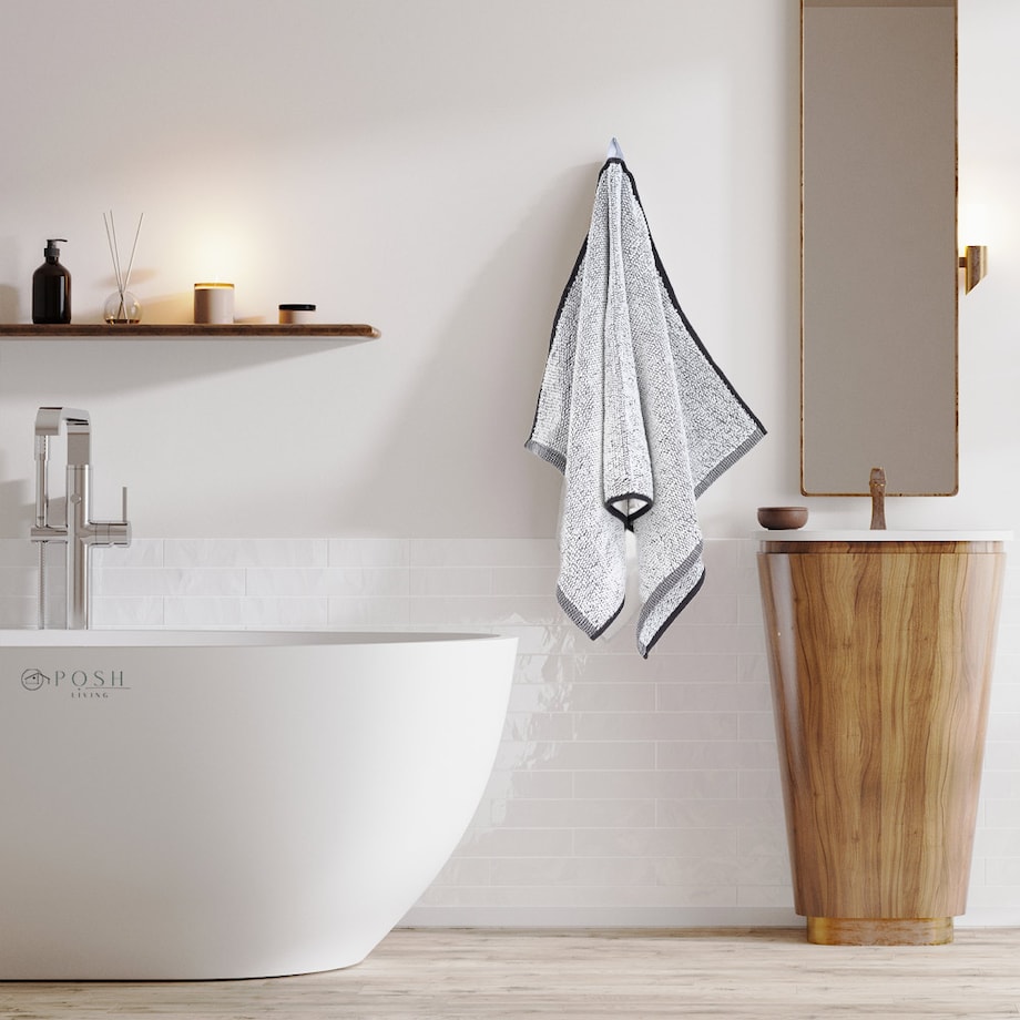 Ręcznik kąpielowy 50x100 POPCORN 600g/m2 antracyt