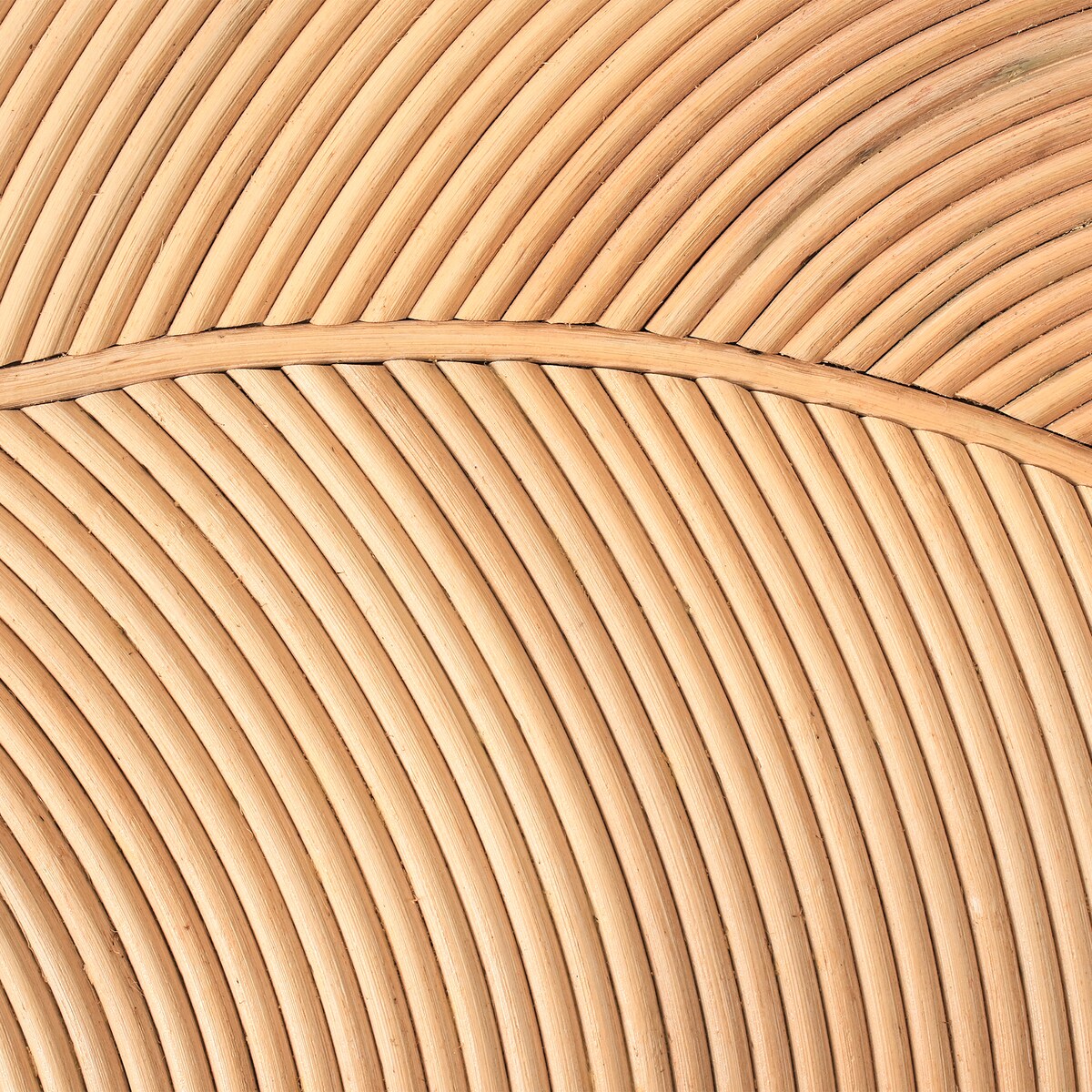 Zestaw 2 stolików kawowych PARALIA Rattan Naturalny