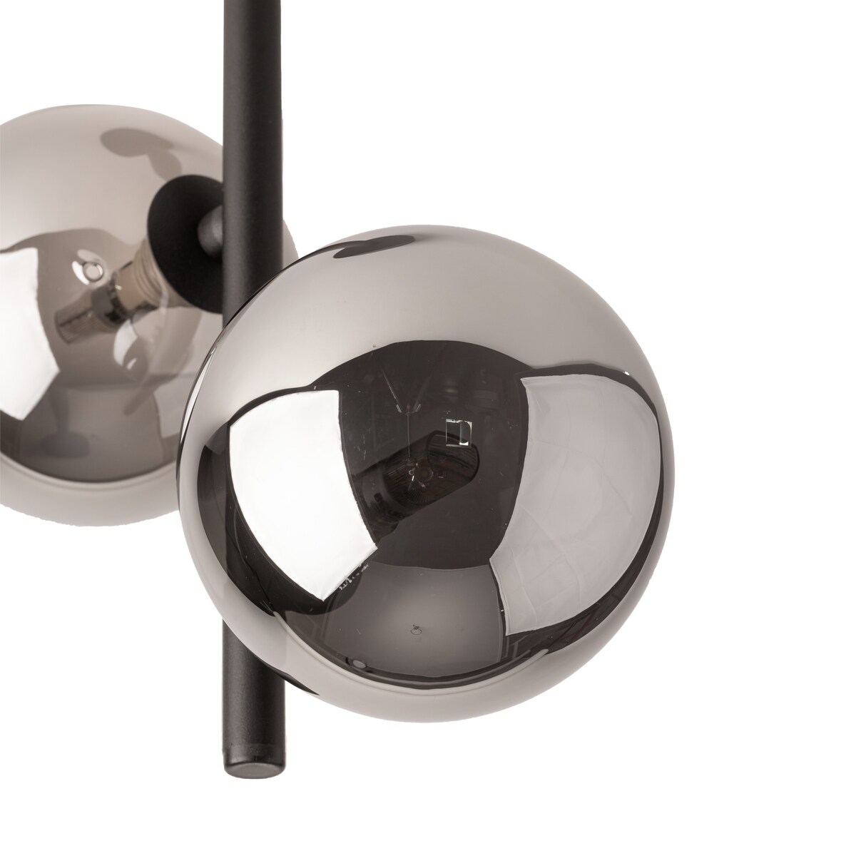 Nowoczesna lampa sufitowa TK Lighting ESTERA BLACK 6706 czarna 2xG9 szklany klosz 27 cm
