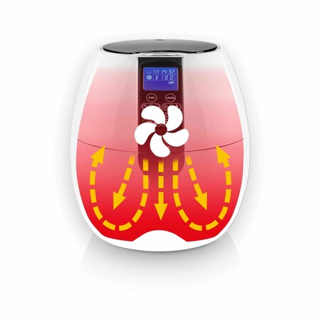 Nova Cyfrowa frytkownica powietrzna XL, 1500 W, biała, 180150