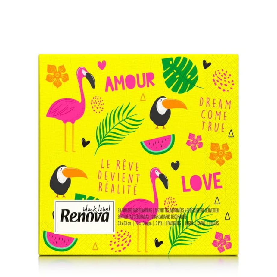 Serwetki stołowe Renova Love Summer 20 szt