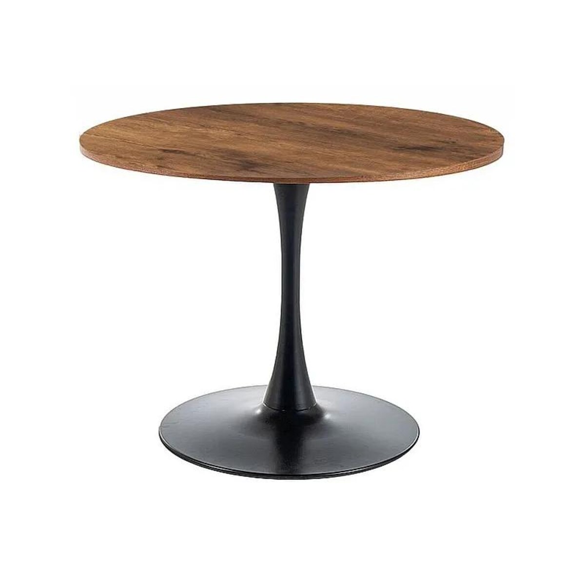 Stół okrągły AMADEO II 90x90 orzech/czarny