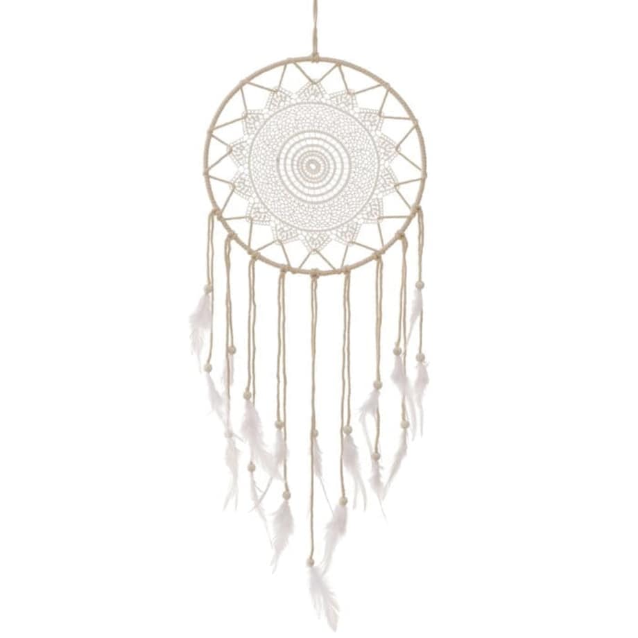 Pleciony Ozdobny Łapacz Snów Boho makrama na Ścianę do Sypialni 30 x 80 cm