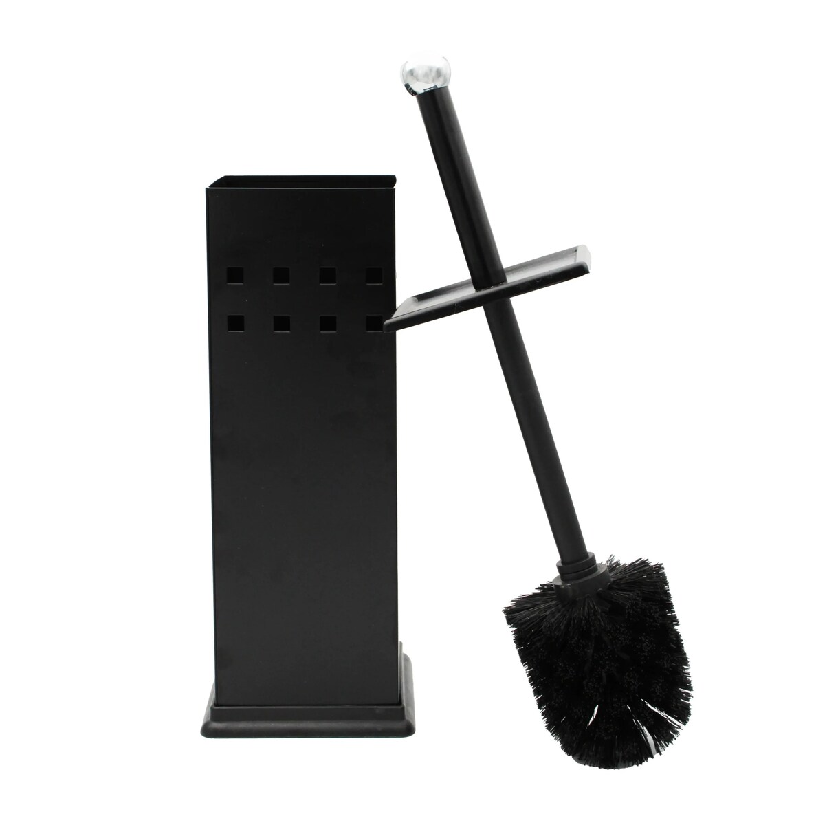 Szczotka toaletowa do czyszczenia WC toalety czarna metalowa BRUNBESTE