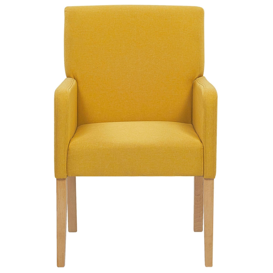 Krzesło do jadalni żółte ROCKEFELLER