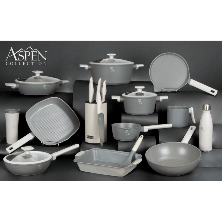 Garnek 28cm 6,1L z powłoką tytanową Aspen Berlinger Haus BH-7068