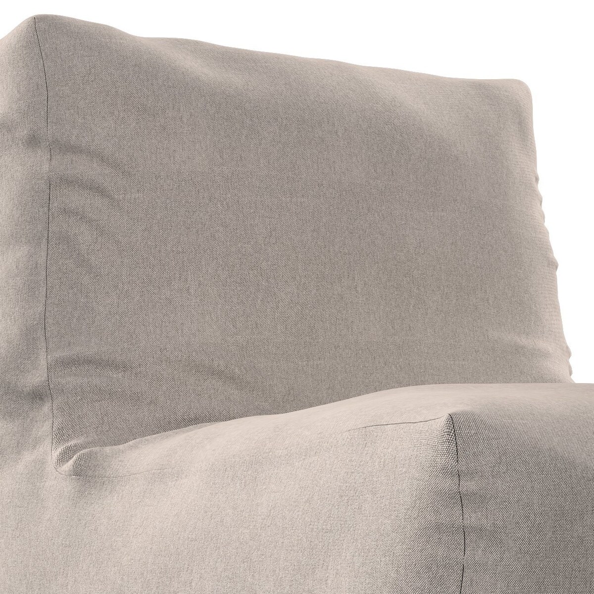 Pufo- fotel Poppy, beżowo-szary, 87 x 31 x 75 cm, Lollipop