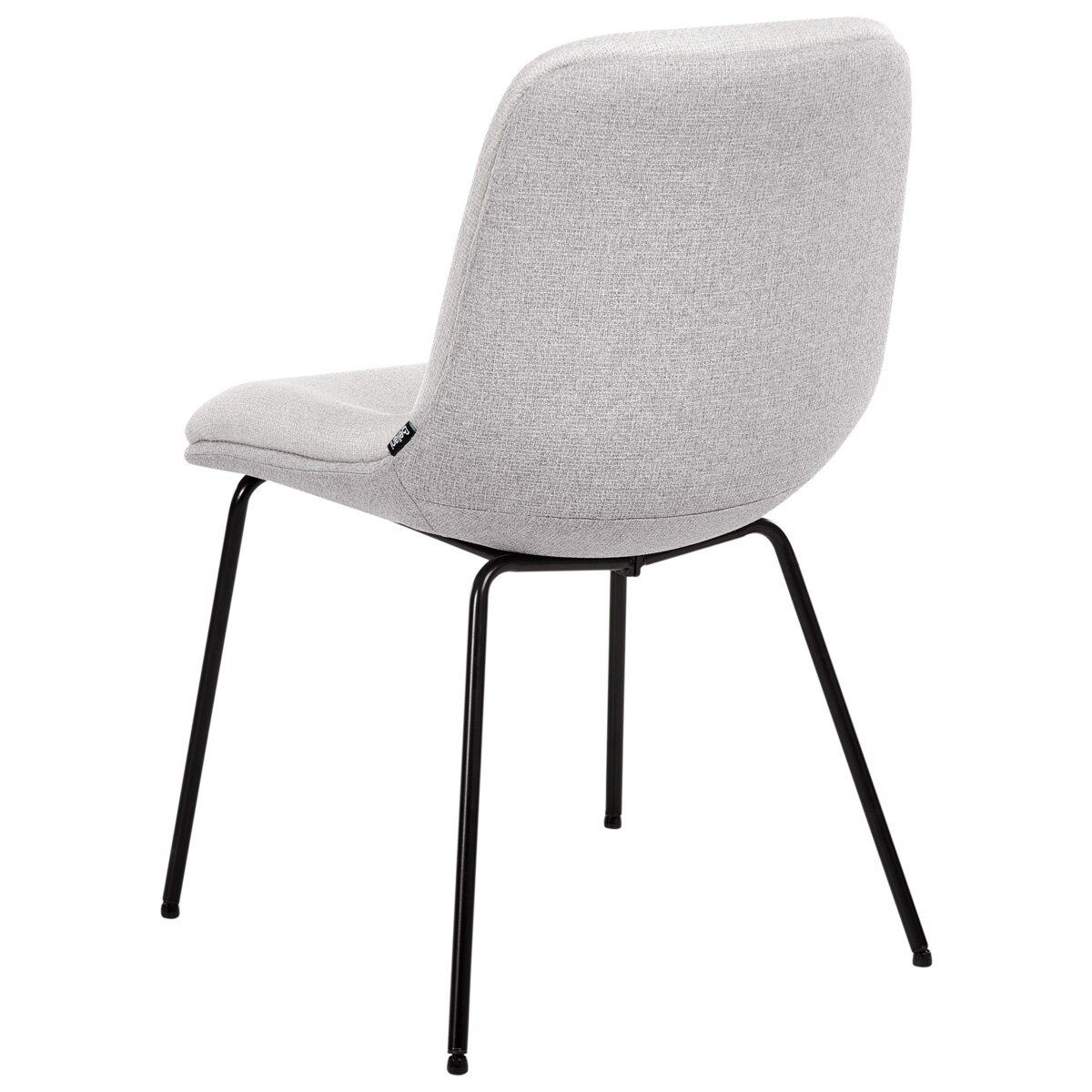 Zestaw 2 krzeseł do jadalni LORIDA Jasnoszary