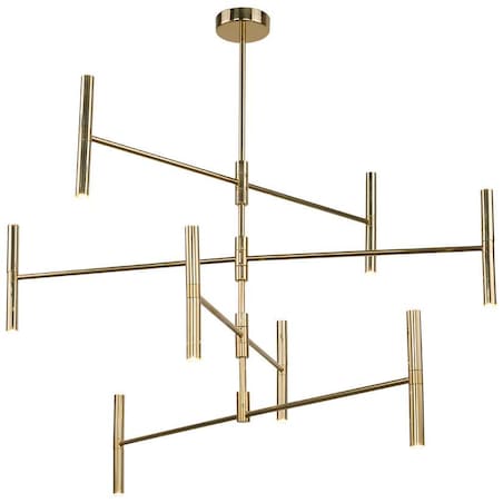 LAMPA sufitowa LIVI 0181 Amplex industrialna OPRAWA metalowe pręty sticks loftowy pająk złoty