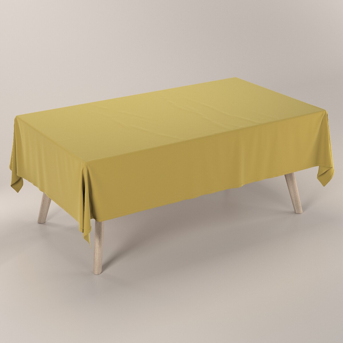 Obrus prostokątny 130 x 210 cm oliwkowy zielony