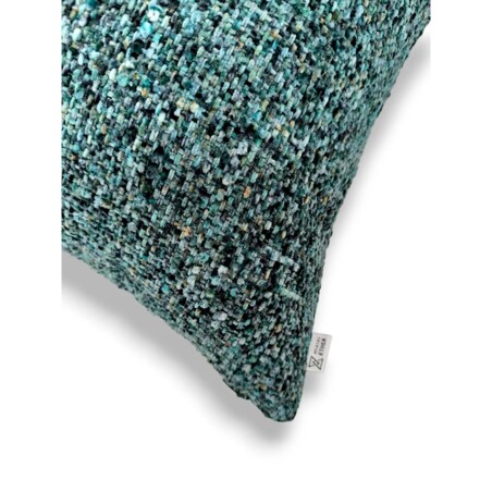 Morska poduszka dekoracyjna 45x45 Fiord - morska zieleń