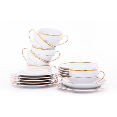 Serwis herbaciany 6os. (18el.) NEW HOLLIS GOLD