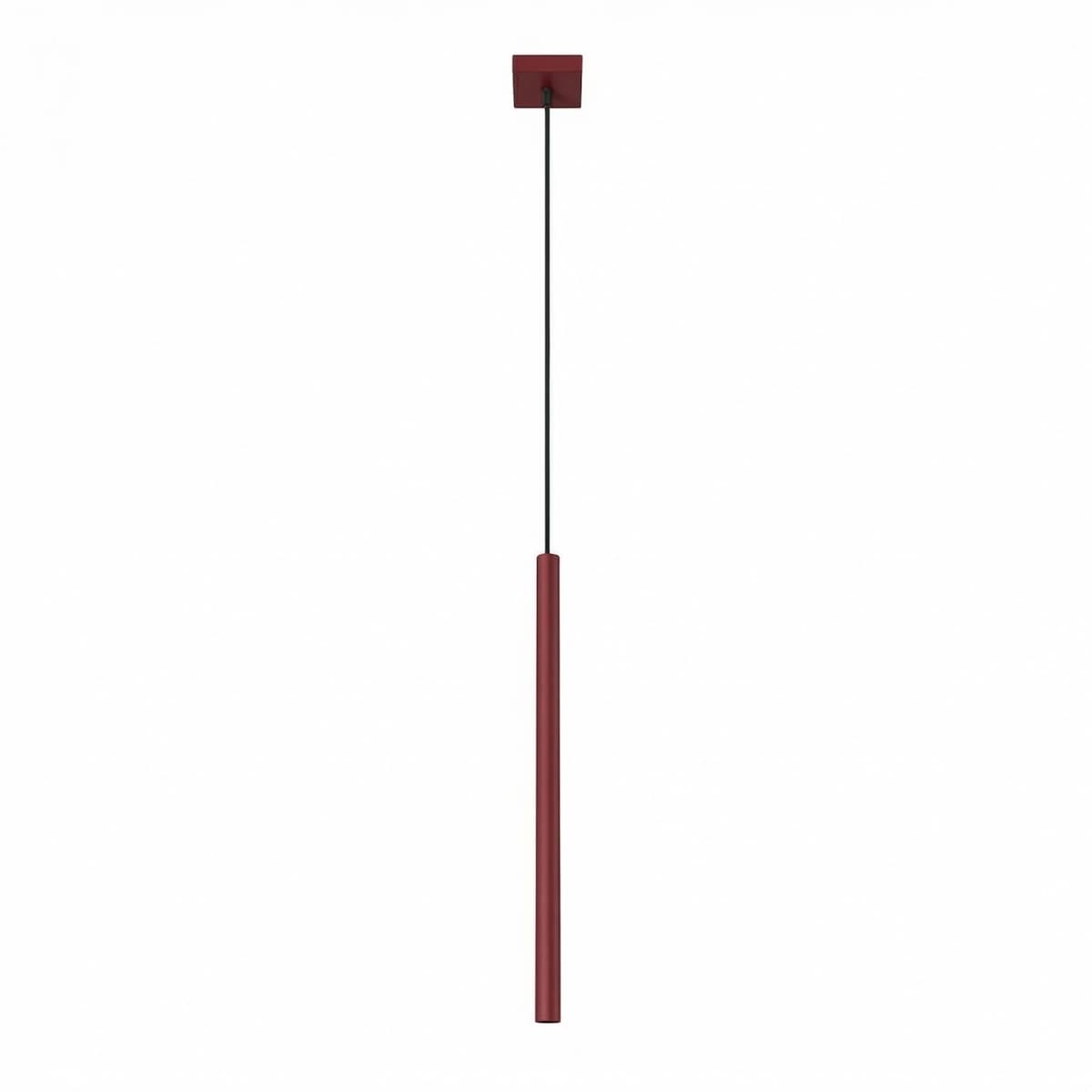 Lampa wisząca PASTELO 1 burgund