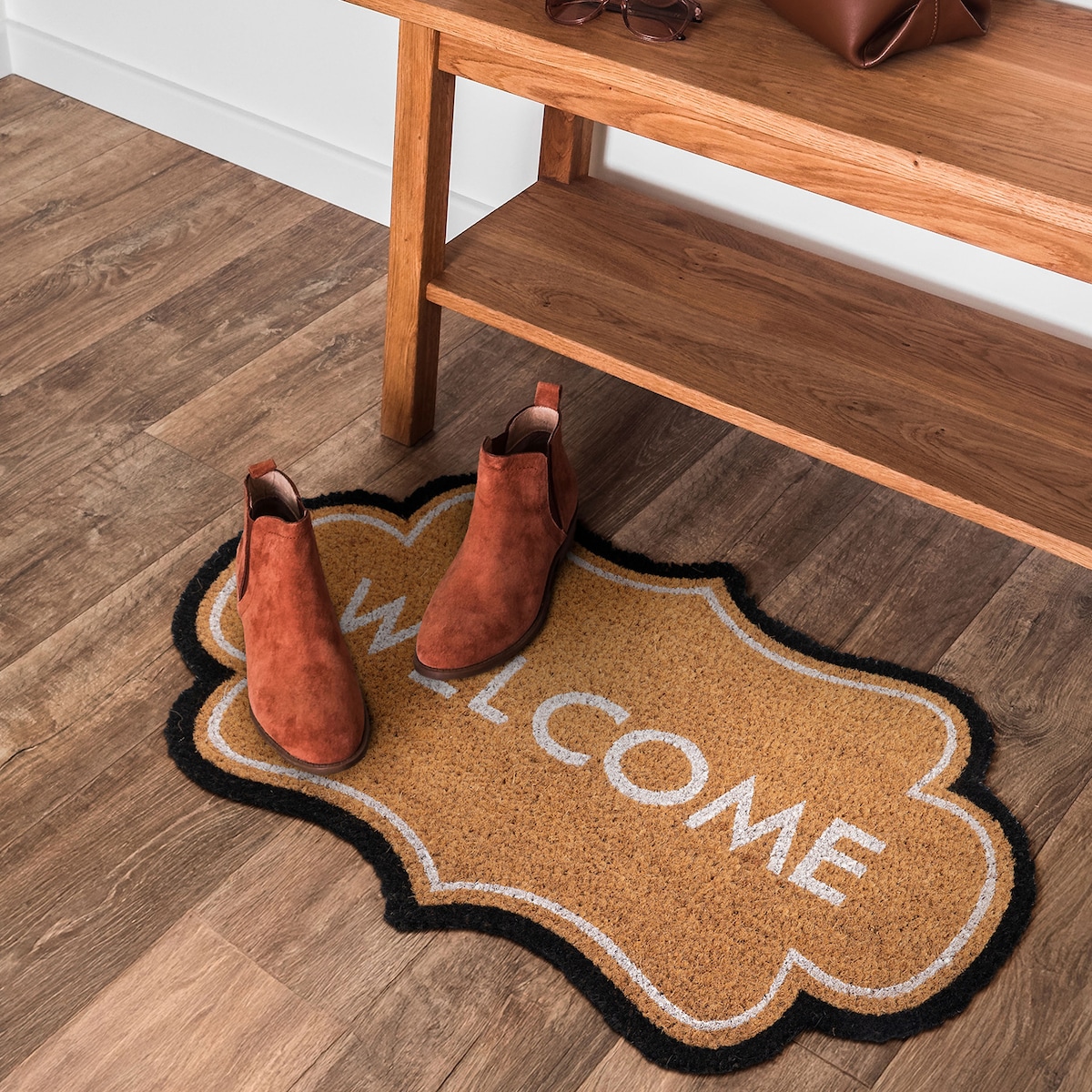 Wycieraczka wejściowa 45x75 cm Welcome kokosowa pod drzwi